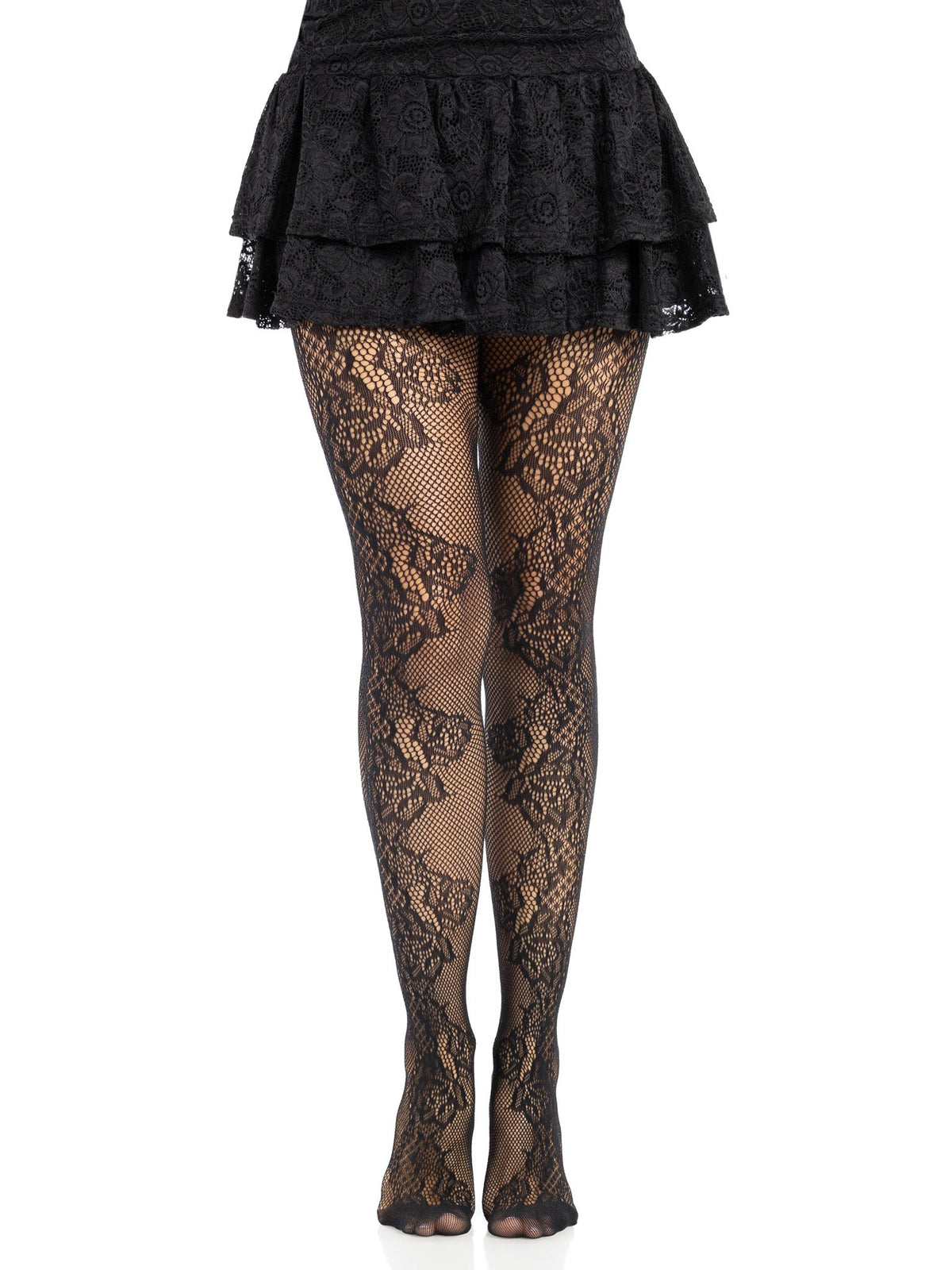 Fleurine Eyelet Lace Tights - 9921 00122