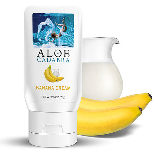 ALOE CADABRA ORGANIC LUBE BANANA CREAM 2.5 OZ - AC230502