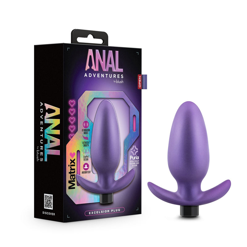 Anal Adventures Matrix Excelsior Plug Astro Violet-Pinkfoxxx