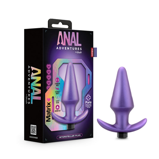 Anal Adventures Matrix Interstellar Plug Astro Violet-Pinkfoxxx