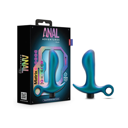 Anal Adventures Matrix Teleportation Plug Lunar Blue-Pinkfoxxx
