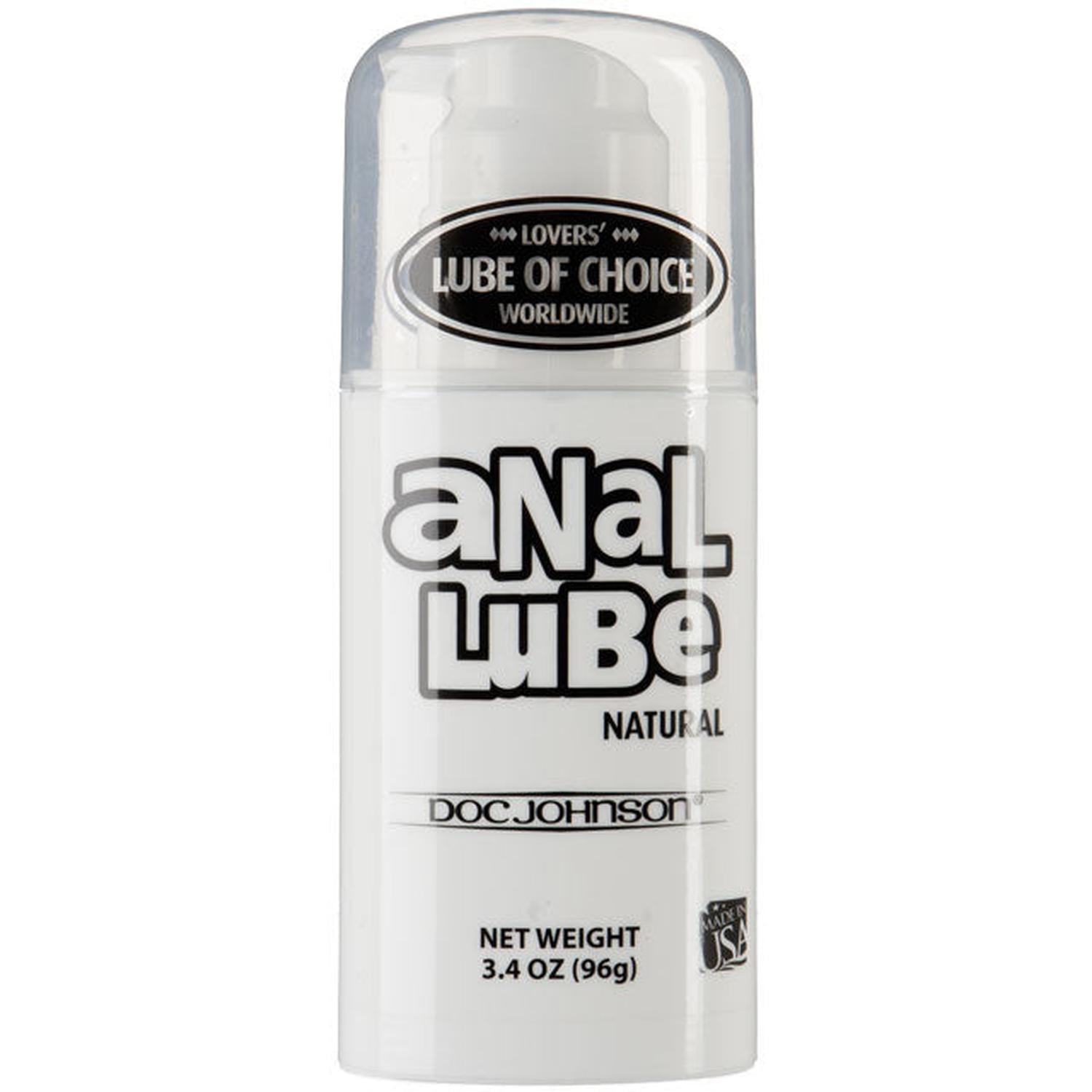 Anal Lube Natural 3.4oz Mega Pump-Pinkfoxxx