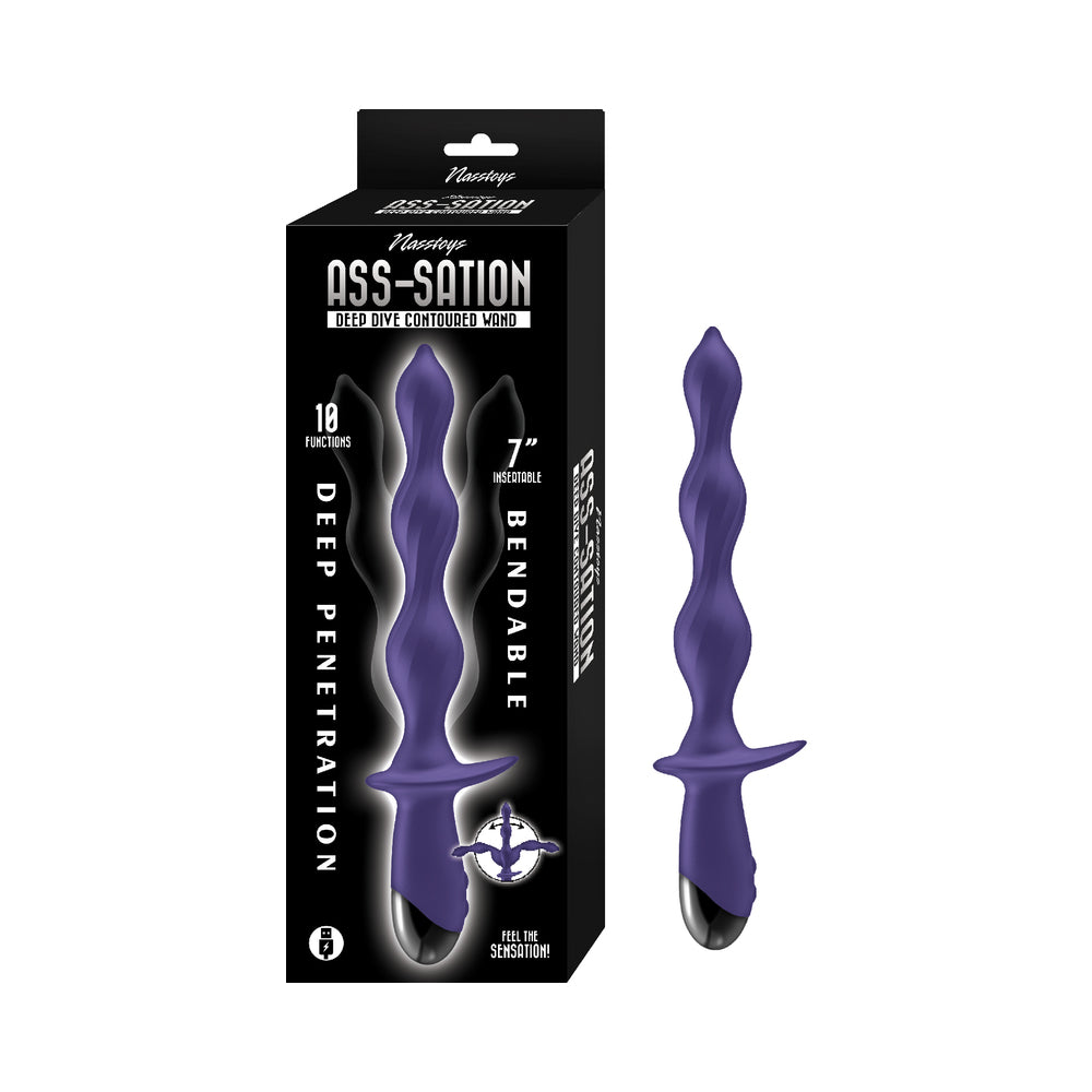 Ass-Sation Deep Dive Contoured Wand Purple