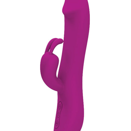 PRETTY LOVE NATURAL MOTION 7 FUNCTION RABBIT SILICONE PURPLE - PLMC02
