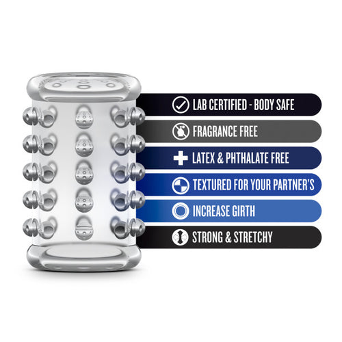 STAY HARD COCK SLEEVE 02 CLEAR - BN00202