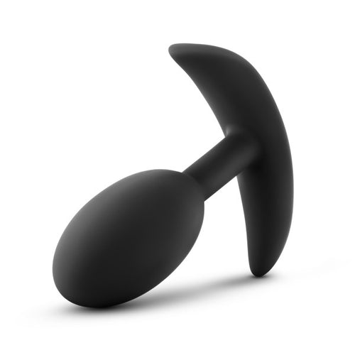 LUXE WEARABLE VIBRA SLIM PLUG MEDIUM BLACK - BN11865