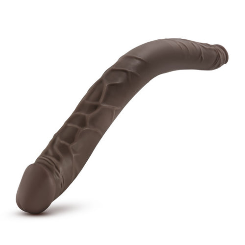 DR SKIN 16 DOUBLE DILDO CHOCOLATE " - BN52016