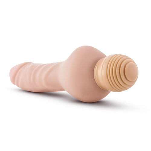 X5 PLUS MR RIGHT NOW BEIGE VIBRATING DILDO - BN52813