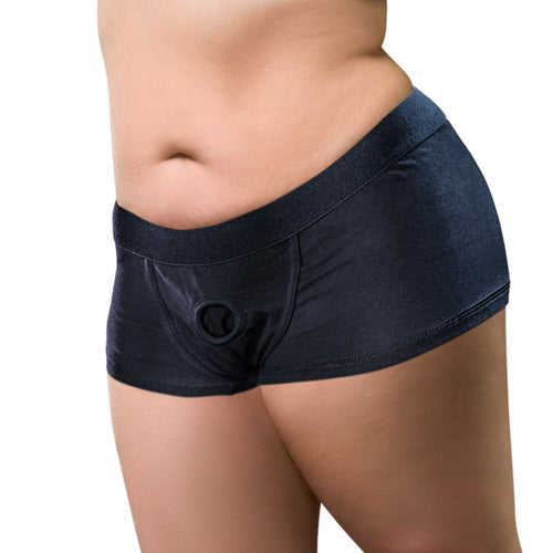 TEMPTASIA HARNESS BRIEFS 2XL BLACK - BN87535