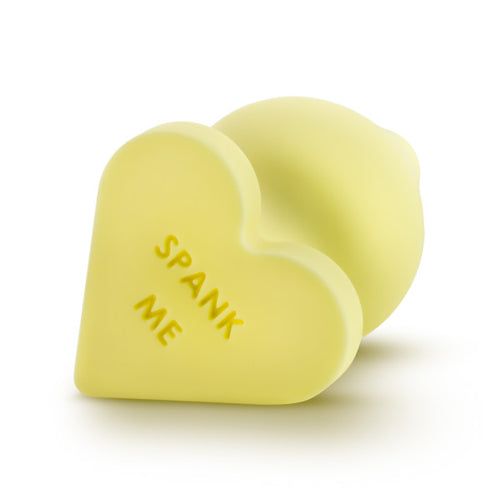 NAUGHTY CANDY HEART SPANK ME YELLOW - BN95630