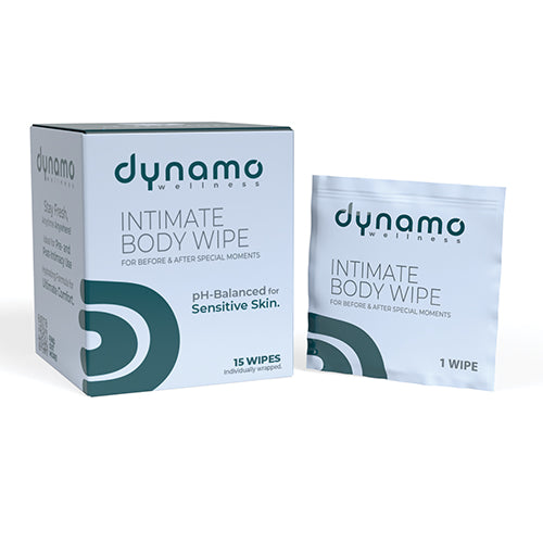 SCREAMING O DYNAMO WELLNESS INTIMATE BODY WIPES 15 PACK - SCRDWIW15