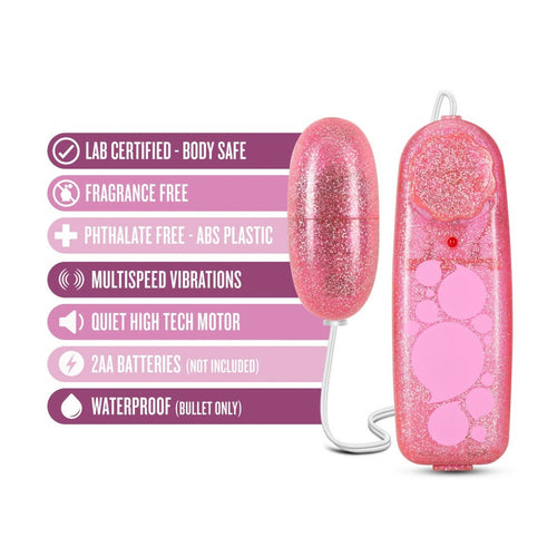 B YOURS GLITTER POWER BULLET PINK - BN05520