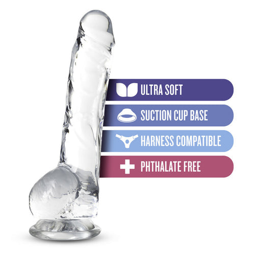 NATURALLY YOURS 8IN DIAMOND CRYSTALLINE DILDO - BN51509