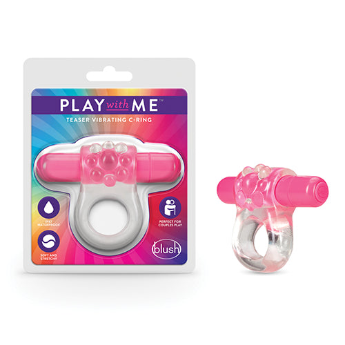 PLAY WITH ME TEASER VIBRATING C-RING PINK - BN74100