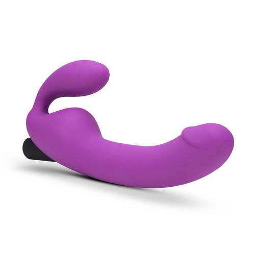 TEMPTASIA CYRUS STRAPLESS SILICONE DILDO PURPLE - BN81501