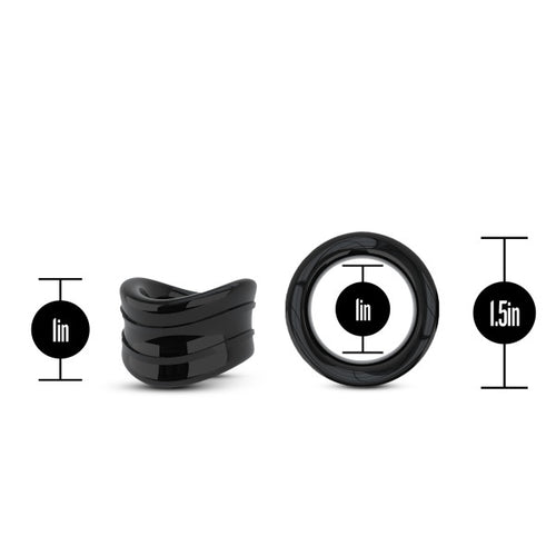 STAY HARD BEEF BALL STRETCHER SNUG 1IN DIAMETER BLACK - BN93305