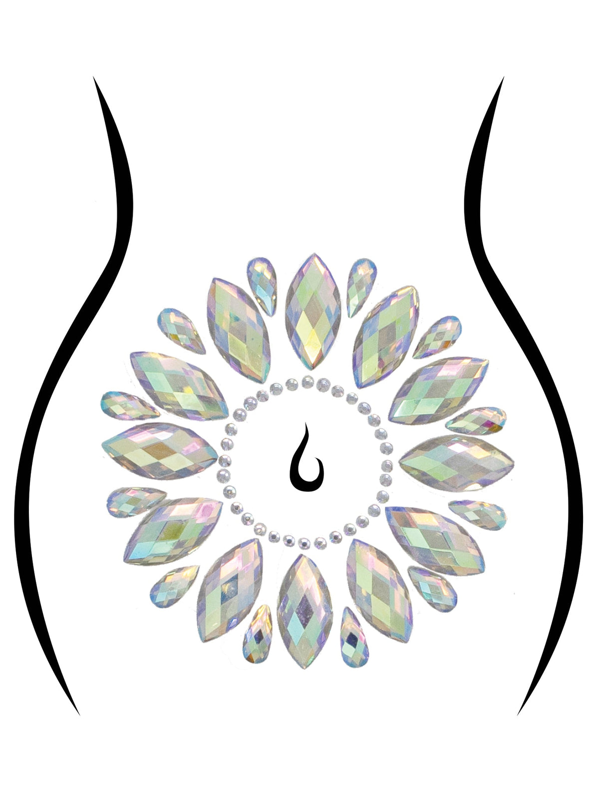 Fleur Body Jewels Sticker - BODY020 18322