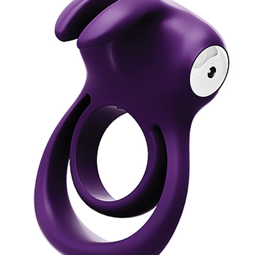 VEDO THUNDER BUNNY DUAL RING RECHARGEABLE PERFECTLY PURPLE - VIBU0605