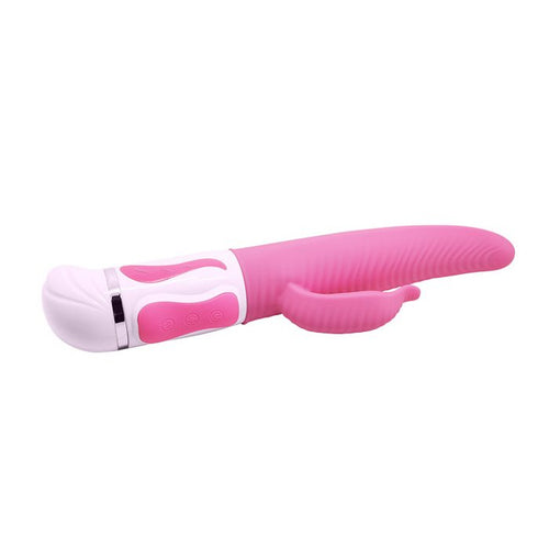 PRETTY LOVE ANTOINE RABBIT VIBRATOR SILICONE PINK - PLBW063009