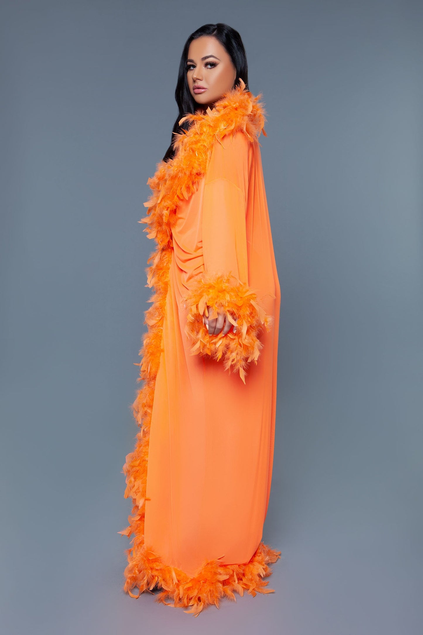 BW834 Glamour Robe-Pinkfoxxx