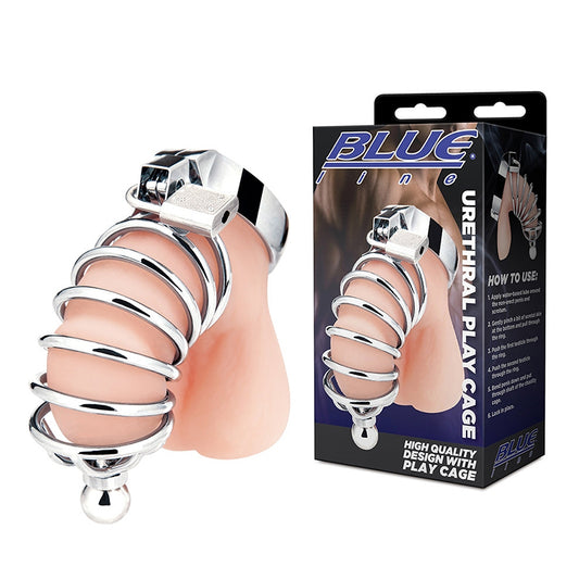 Blue Line C & B Gear Urethral Play Cage-Pinkfoxxx