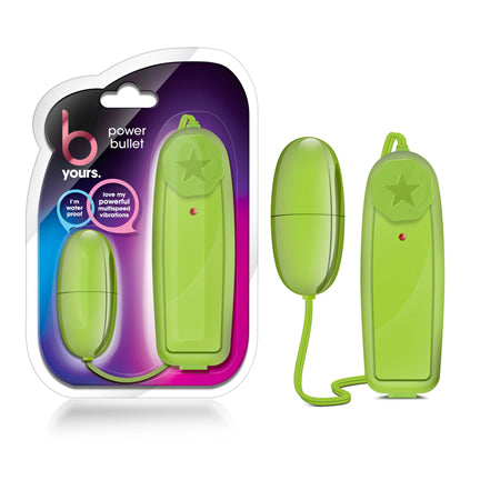 Blush B Yours Power Bullet Remote-Controlled Egg Vibrator Lime-Pinkfoxxx