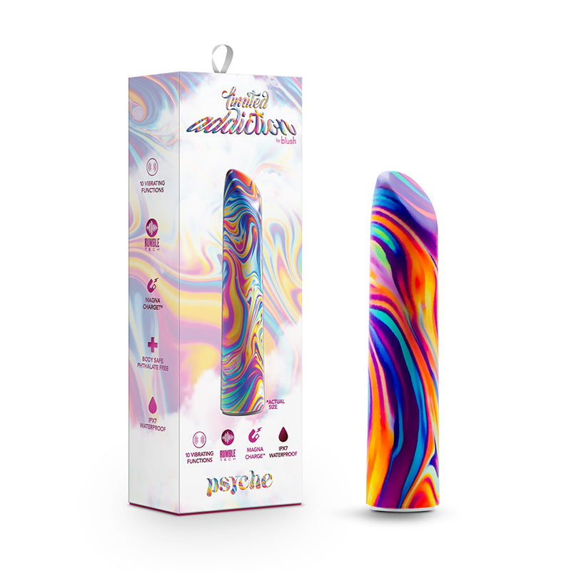 Blush Limited Addiction Psyche Power Vibe Rechargeable Bullet Rainbow-Pinkfoxxx