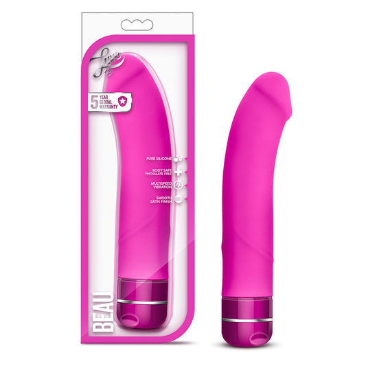 Blush Luxe Beau Silicone G-Spot Vibrator Pink-Pinkfoxxx