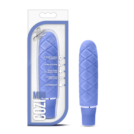 Blush Luxe Cozi Mini Silicone Slimline Vibrator Periwinkle-Pinkfoxxx