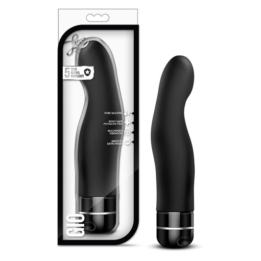 Blush Luxe Gio Silicone G-Spot Vibrator Black-Pinkfoxxx