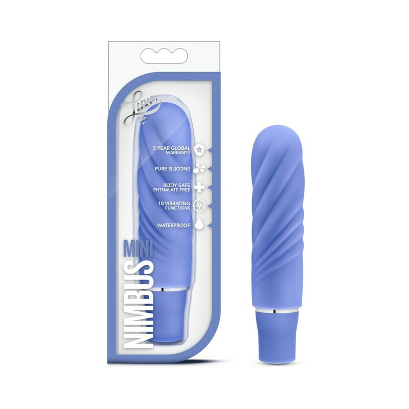 Blush Luxe Nimbus Mini Silicone Vibrator Periwinkle-Pinkfoxxx