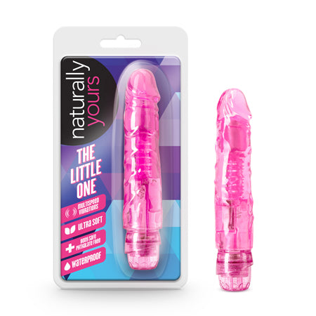 Blush Naturally Yours The Little One Realistic 6.7 in. Vibrating Dildo Pink-Pinkfoxxx