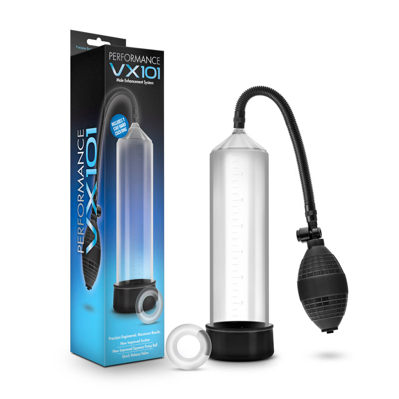 Blush Performance VX101 Male Enhancement Pump Clear-Pinkfoxxx