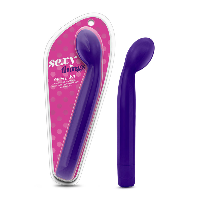 Blush Sexy Things G Slim Multispeed Slimline G-Spot Vibrator Purple-Pinkfoxxx