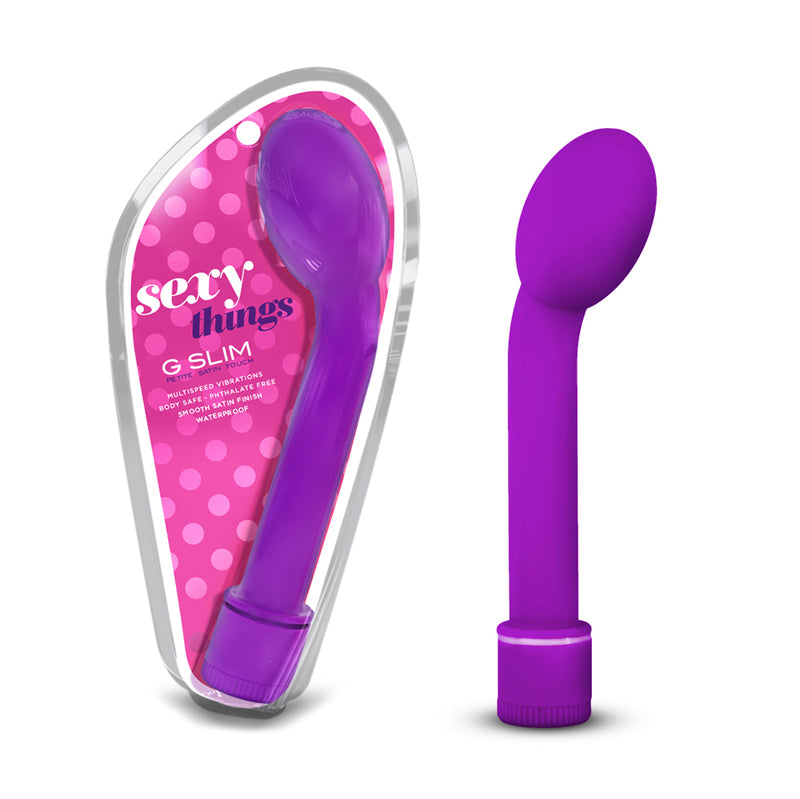 Blush Sexy Things G Slim Petite G-Spot Vibrator Purple-Pinkfoxxx