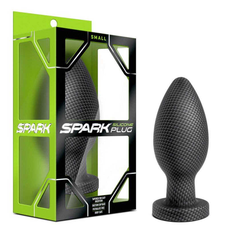 Blush Spark Silicone Anal Plug Small Carbon Fiber-Pinkfoxxx