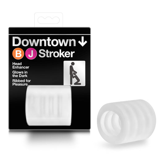 Blush X5 Men Downtown BJ Stroker Oral Enhancer Clear-Pinkfoxxx