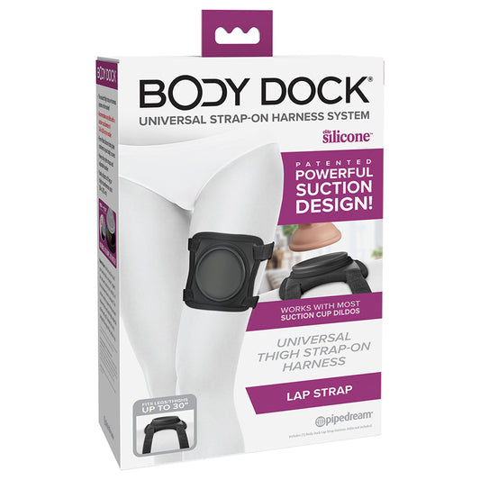 Body Dock Lap Strap Silicone Strap-On Thigh Harness-Pinkfoxxx