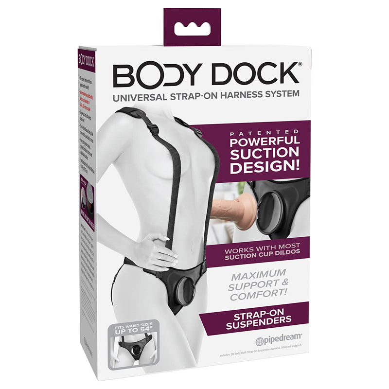 Body Dock Strap-On Suspenders Harness-Pinkfoxxx