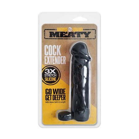 Boneyard Meaty Silicone Cock Extender Black-Pinkfoxxx