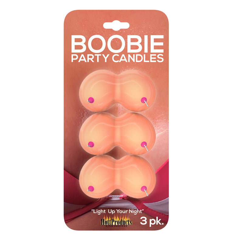 Boobie Party Candles 3pk-Pinkfoxxx