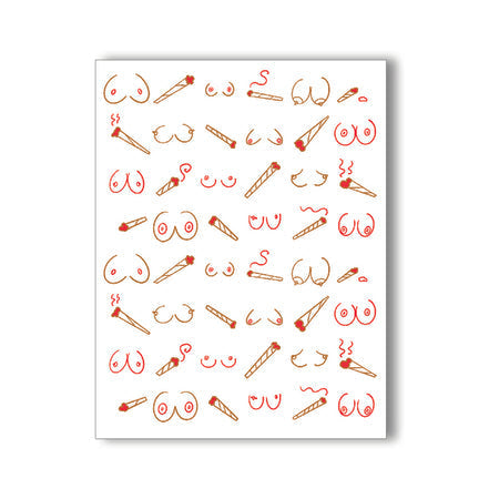 Boobies & Doobies Naughty Kard-Pinkfoxxx