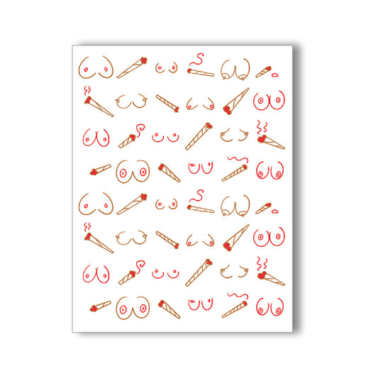 Boobies & Doobies Naughty Kard-Pinkfoxxx