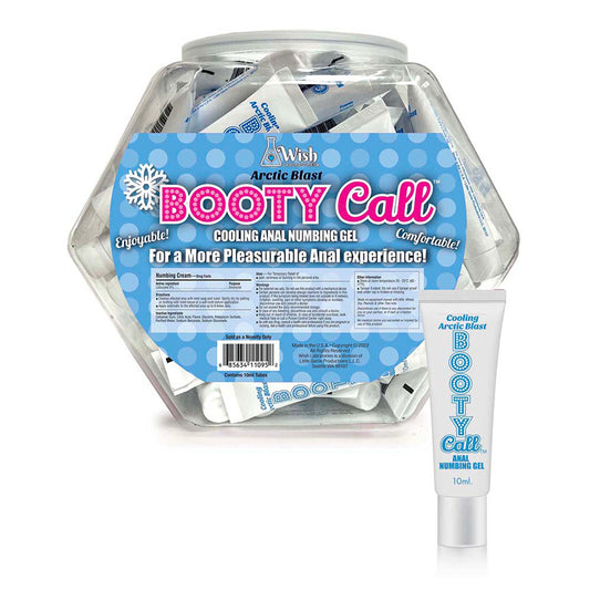 Bootycall Anal Numbing Gel Cooling 65-Piece Fishbowl Display-Pinkfoxxx
