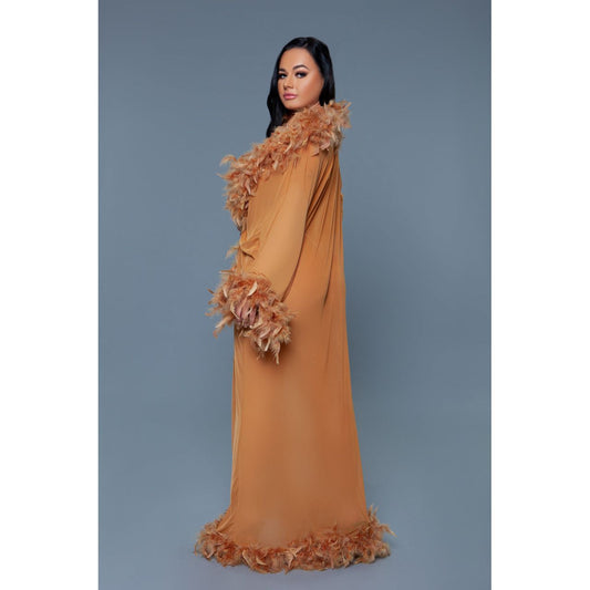 Bw834Bz Glamour Robe Bronze-Pinkfoxxx