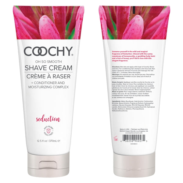 COOCHY SHAVE CREAM SEDUCTION 12.5 OZ