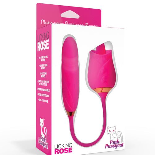 PINK PUSSYCAT LICKING ROSE - COPPVR02