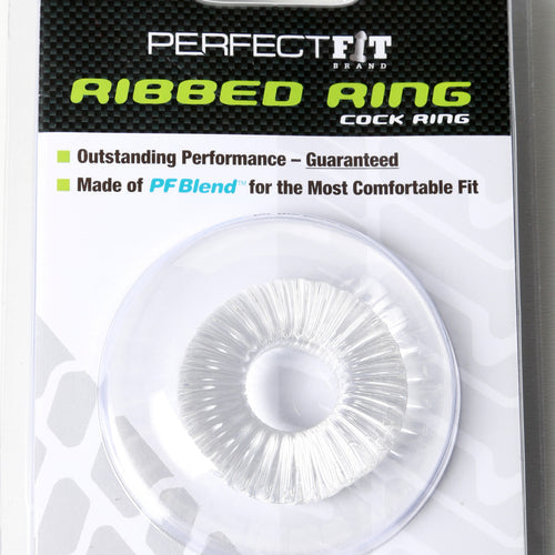RIBBED RING ICE CLEAR - PERCR30C