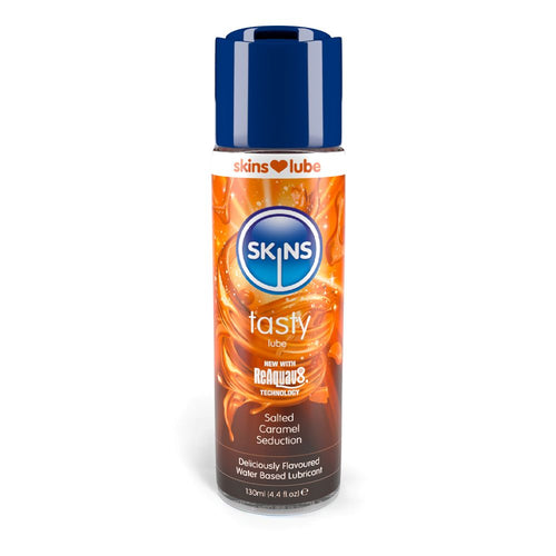 SKINS SALTED CARAMEL WATER BASED LUBE 4.4 FL OZ - CRESKLUBSC4