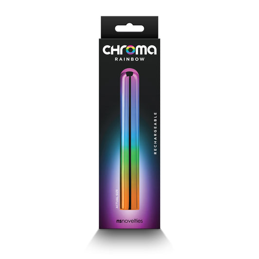 Chroma Rainbow Rechargeable Vibrator Large-Pinkfoxxx